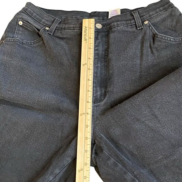 JMS Just My Size Stretch Black Denim Jeans Straight Leg Women's Plus Size 18W - Picture 10 of 10